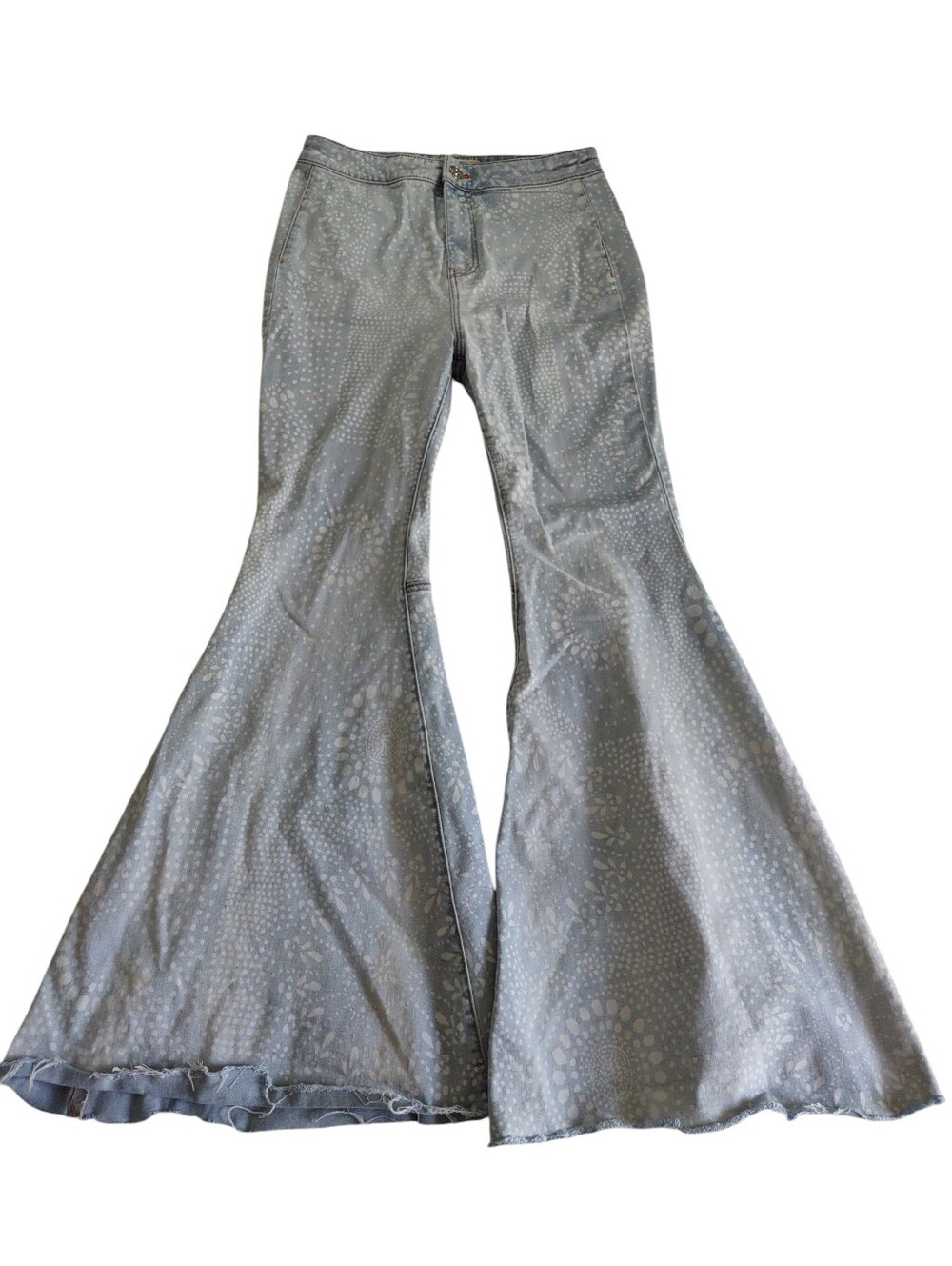 We The Free 29 Just Float Printed Bell Bottom Jeans